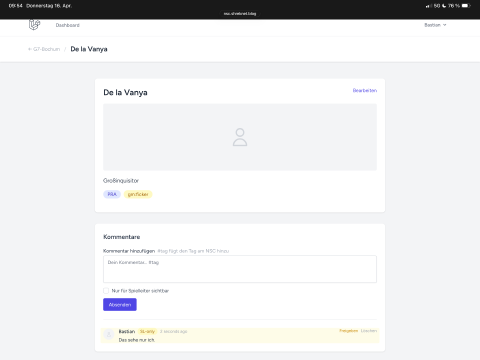 NSC Einzeldarstellung
